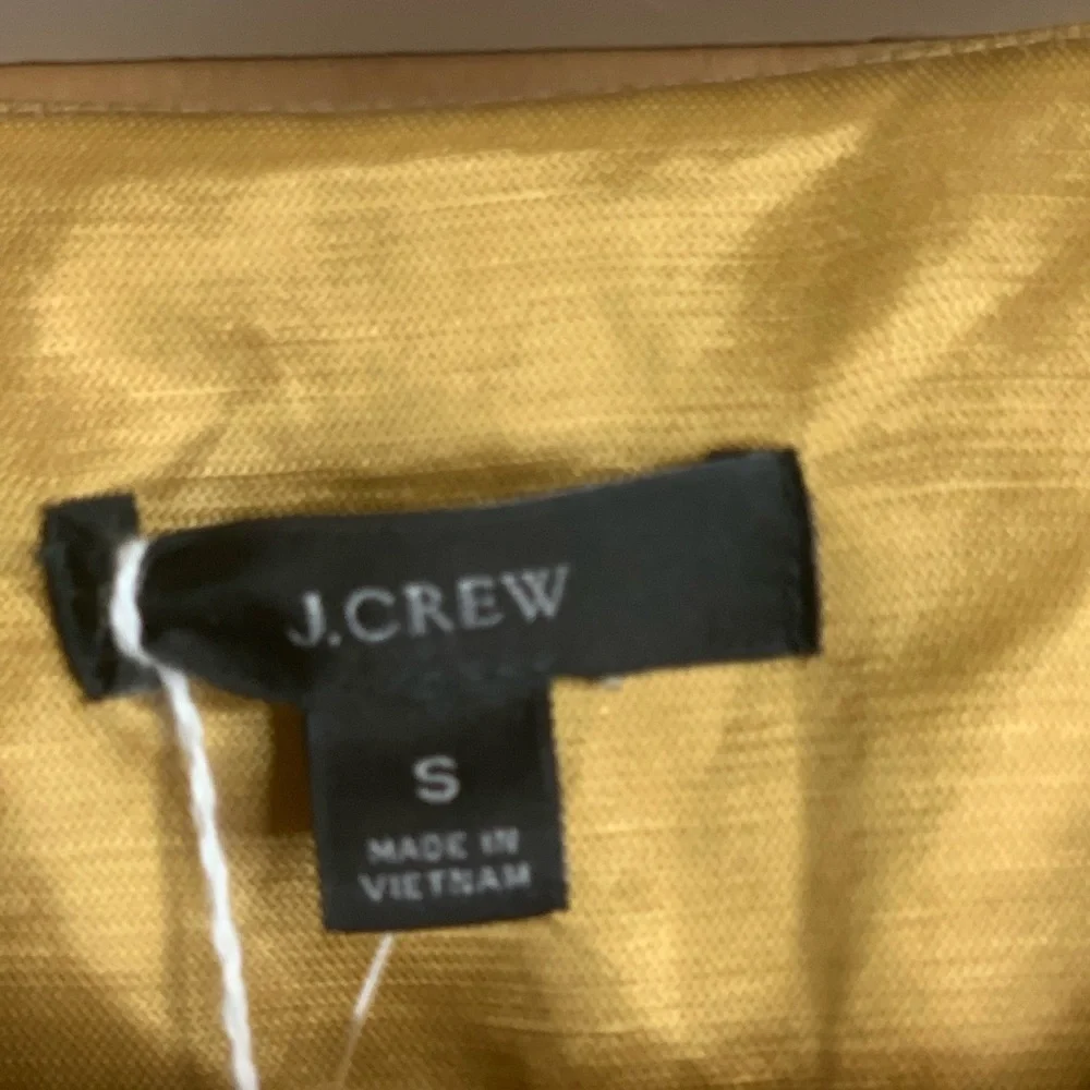 J. Crew Gold Dress. Size-Small